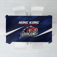 Hong Kong Rugby Tablecloth Dragons Go Champions