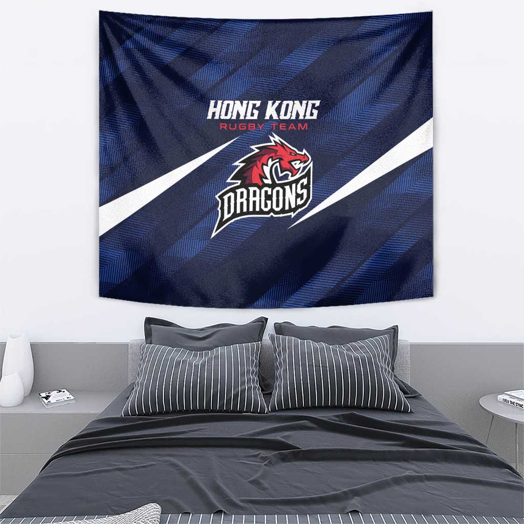 Hong Kong Rugby Tapestry Dragons Go Champions