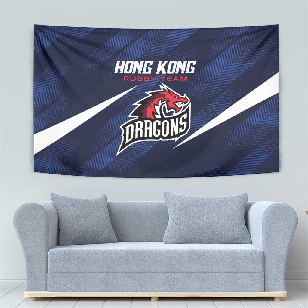 Hong Kong Rugby Tapestry Dragons Go Champions