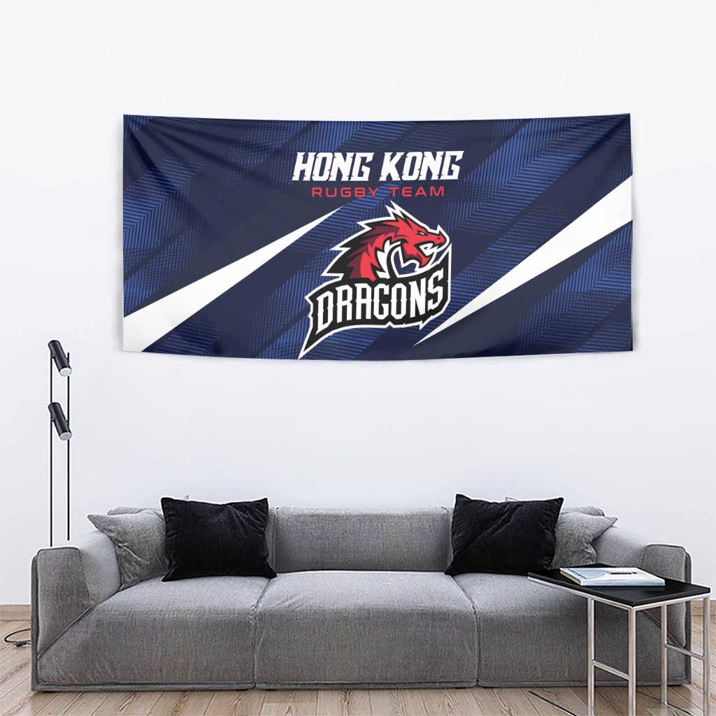 Hong Kong Rugby Tapestry Dragons Go Champions