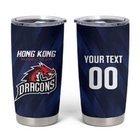 Custom Hong Kong Rugby Tumbler Cup Dragons Go Champions