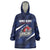 Custom Hong Kong Rugby Wearable Blanket Hoodie Dragons Go Champions