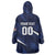 Custom Hong Kong Rugby Wearable Blanket Hoodie Dragons Go Champions