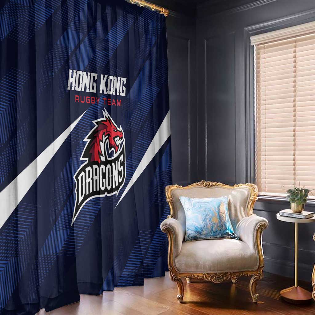 Hong Kong Rugby Window Curtain Dragons Go Champions