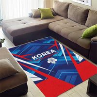 Korea Rugby Area Rug Mugunghwas Go Champions