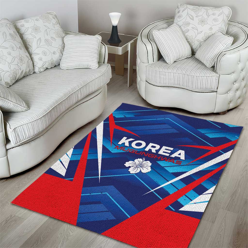 Korea Rugby Area Rug Mugunghwas Go Champions