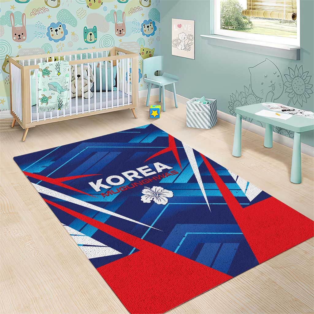 Korea Rugby Area Rug Mugunghwas Go Champions