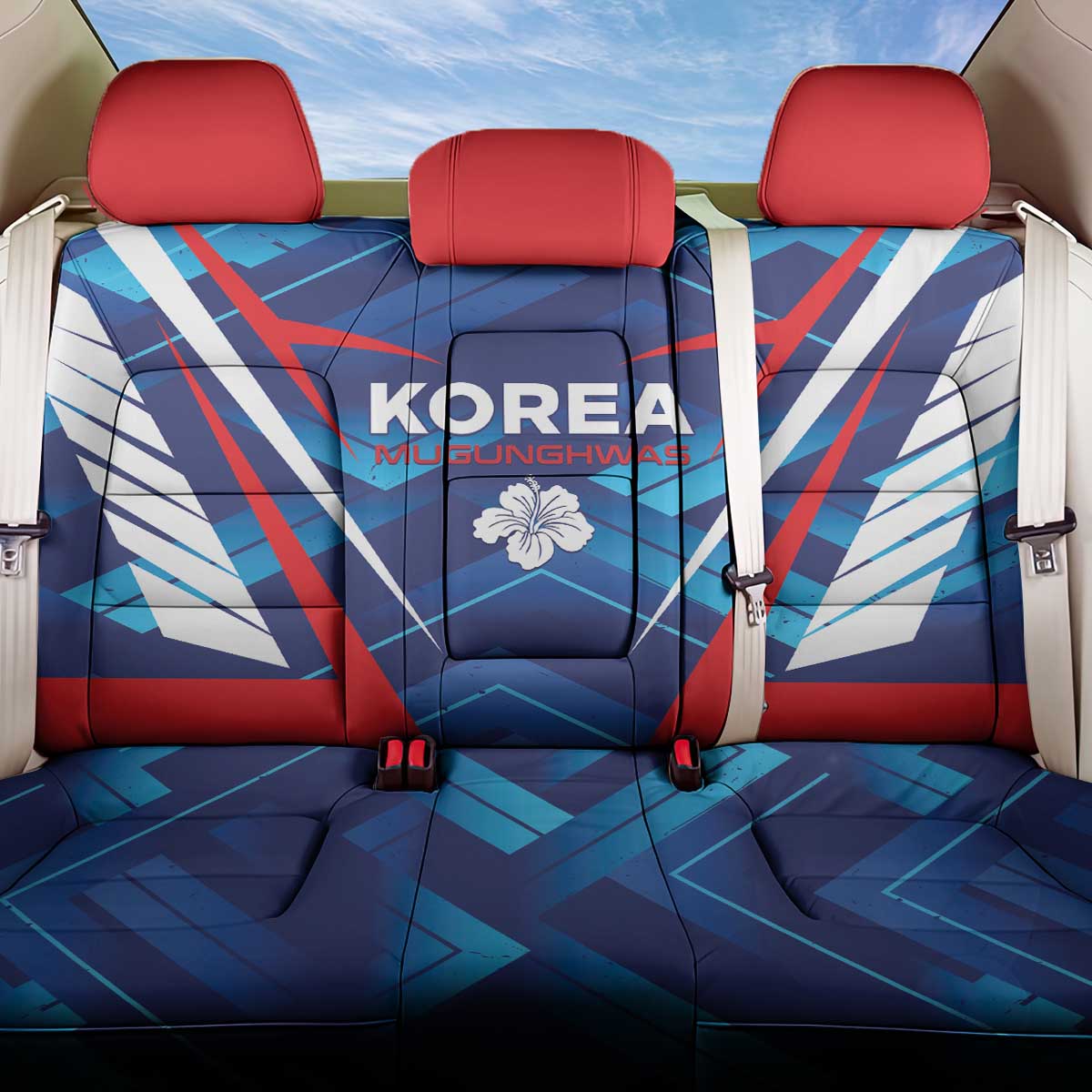 Korea Rugby Back Car Seat Cover Mugunghwas Go Champions
