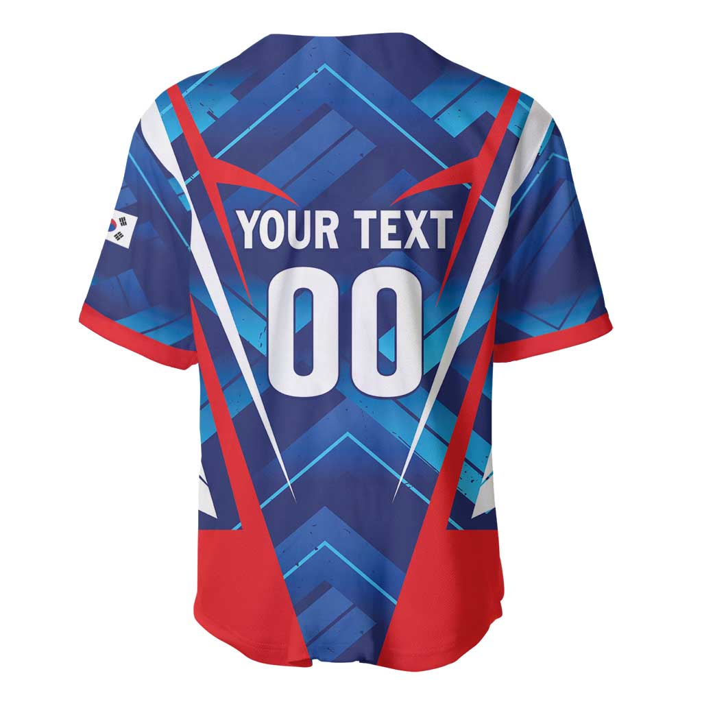 Custom Korea Rugby Baseball Jersey Mugunghwas Go Champions