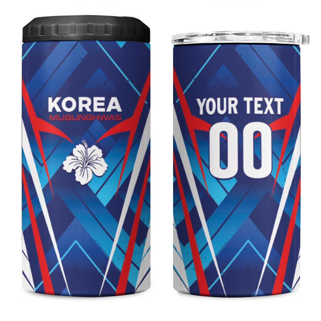 Custom Korea Rugby 4 in 1 Can Cooler Tumbler Mugunghwas Go Champions