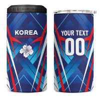 Custom Korea Rugby 4 in 1 Can Cooler Tumbler Mugunghwas Go Champions
