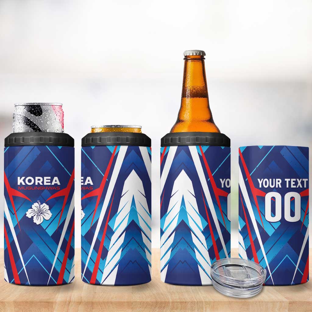 Custom Korea Rugby 4 in 1 Can Cooler Tumbler Mugunghwas Go Champions