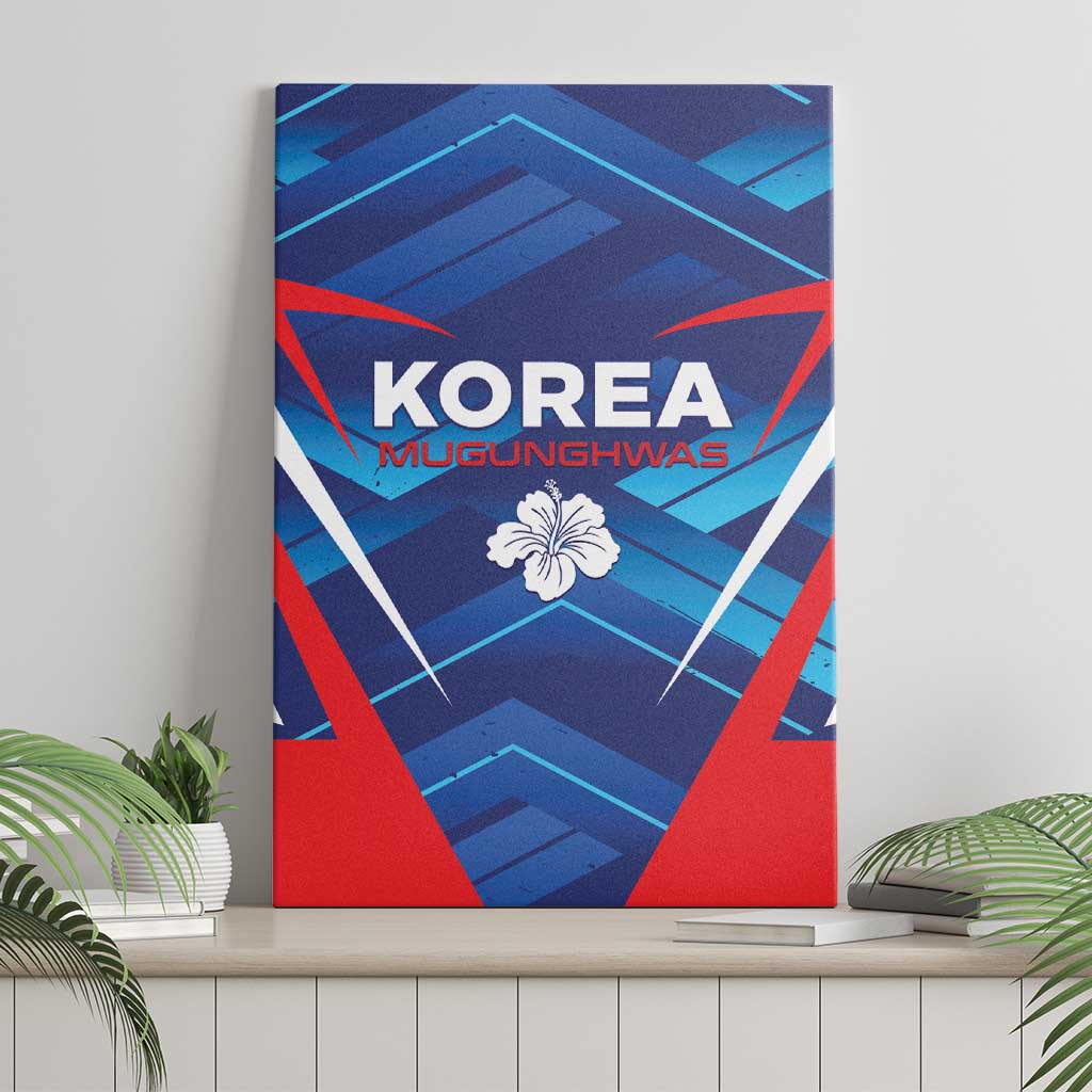 Korea Rugby Canvas Wall Art Mugunghwas Go Champions