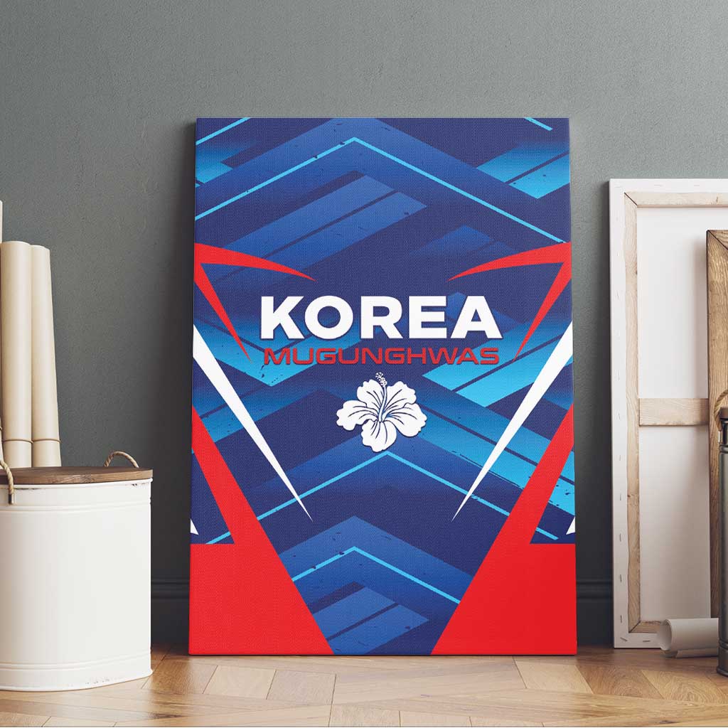 Korea Rugby Canvas Wall Art Mugunghwas Go Champions