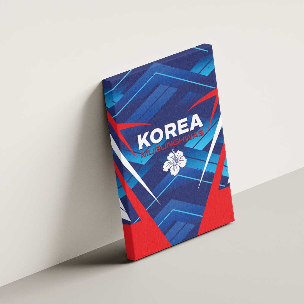 Korea Rugby Canvas Wall Art Mugunghwas Go Champions