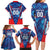 Custom Korea Rugby Family Matching Long Sleeve Bodycon Dress and Hawaiian Shirt Mugunghwas Go Champions