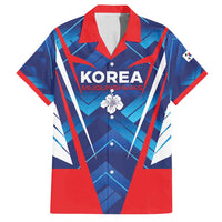 Custom Korea Rugby Family Matching Long Sleeve Bodycon Dress and Hawaiian Shirt Mugunghwas Go Champions