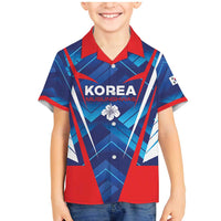 Custom Korea Rugby Family Matching Mermaid Dress and Hawaiian Shirt Mugunghwas Go Champions