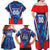 Custom Korea Rugby Family Matching Off Shoulder Maxi Dress and Hawaiian Shirt Mugunghwas Go Champions