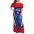 Custom Korea Rugby Family Matching Off Shoulder Maxi Dress and Hawaiian Shirt Mugunghwas Go Champions
