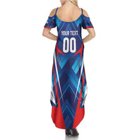 Custom Korea Rugby Family Matching Summer Maxi Dress and Hawaiian Shirt Mugunghwas Go Champions