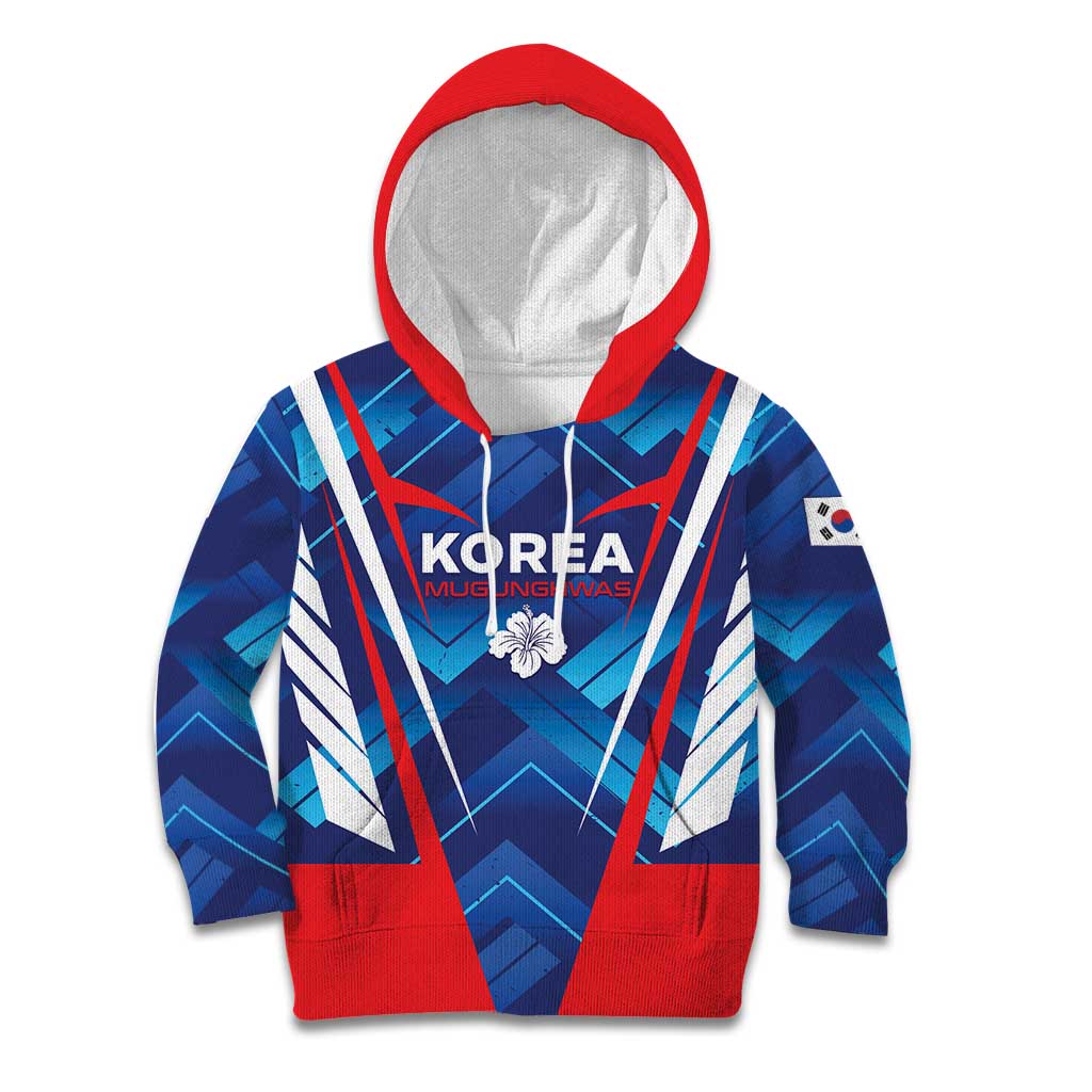Custom Korea Rugby Kid Hoodie Mugunghwas Go Champions