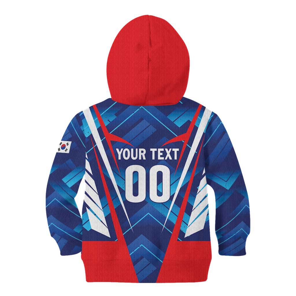 Custom Korea Rugby Kid Hoodie Mugunghwas Go Champions