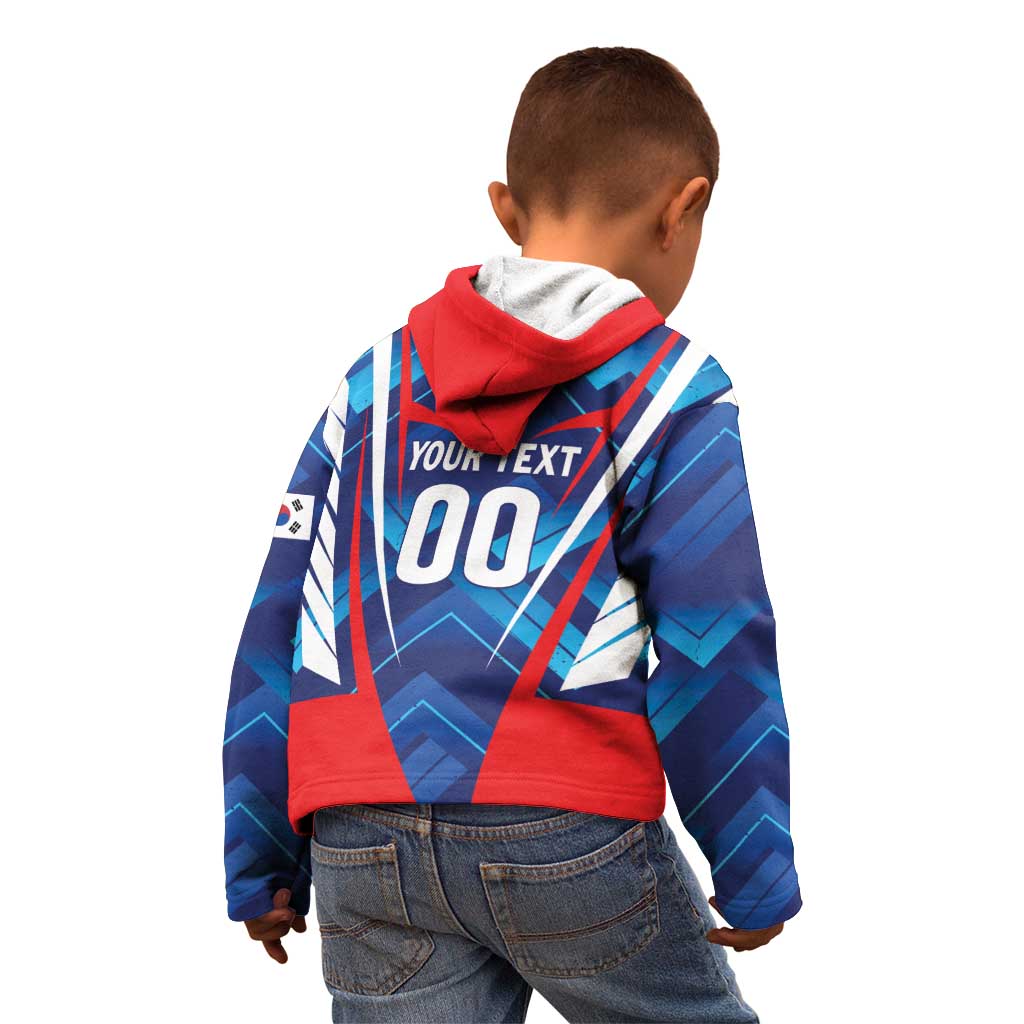 Custom Korea Rugby Kid Hoodie Mugunghwas Go Champions