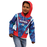 Custom Korea Rugby Kid Hoodie Mugunghwas Go Champions