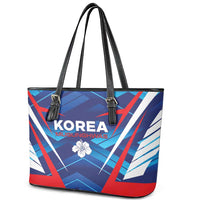Korea Rugby Leather Tote Bag Mugunghwas Go Champions