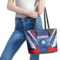 Korea Rugby Leather Tote Bag Mugunghwas Go Champions