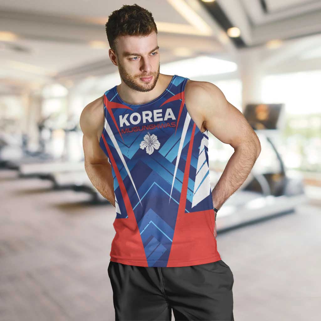 Custom Korea Rugby Men Tank Top Mugunghwas Go Champions