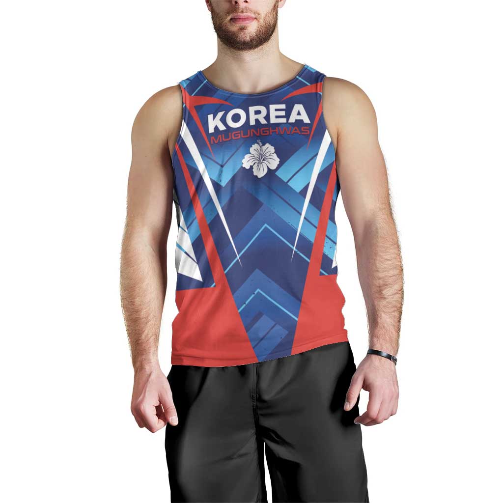 Custom Korea Rugby Men Tank Top Mugunghwas Go Champions