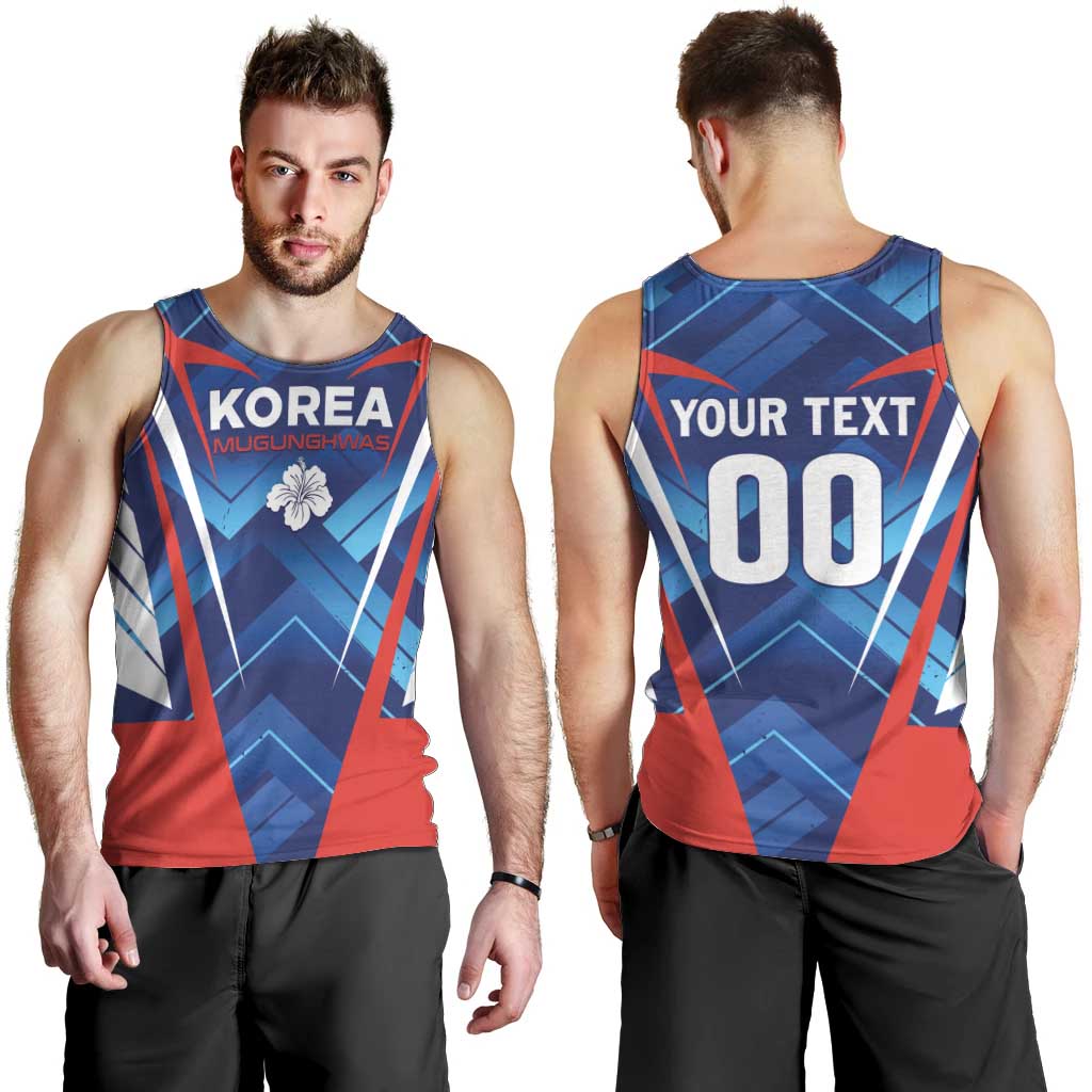 Custom Korea Rugby Men Tank Top Mugunghwas Go Champions