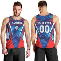 Custom Korea Rugby Men Tank Top Mugunghwas Go Champions