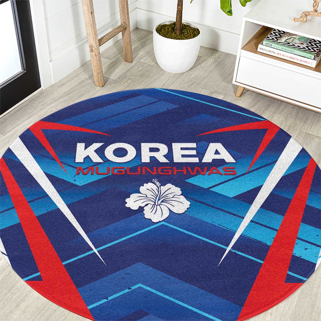 Korea Rugby Round Carpet Mugunghwas Go Champions