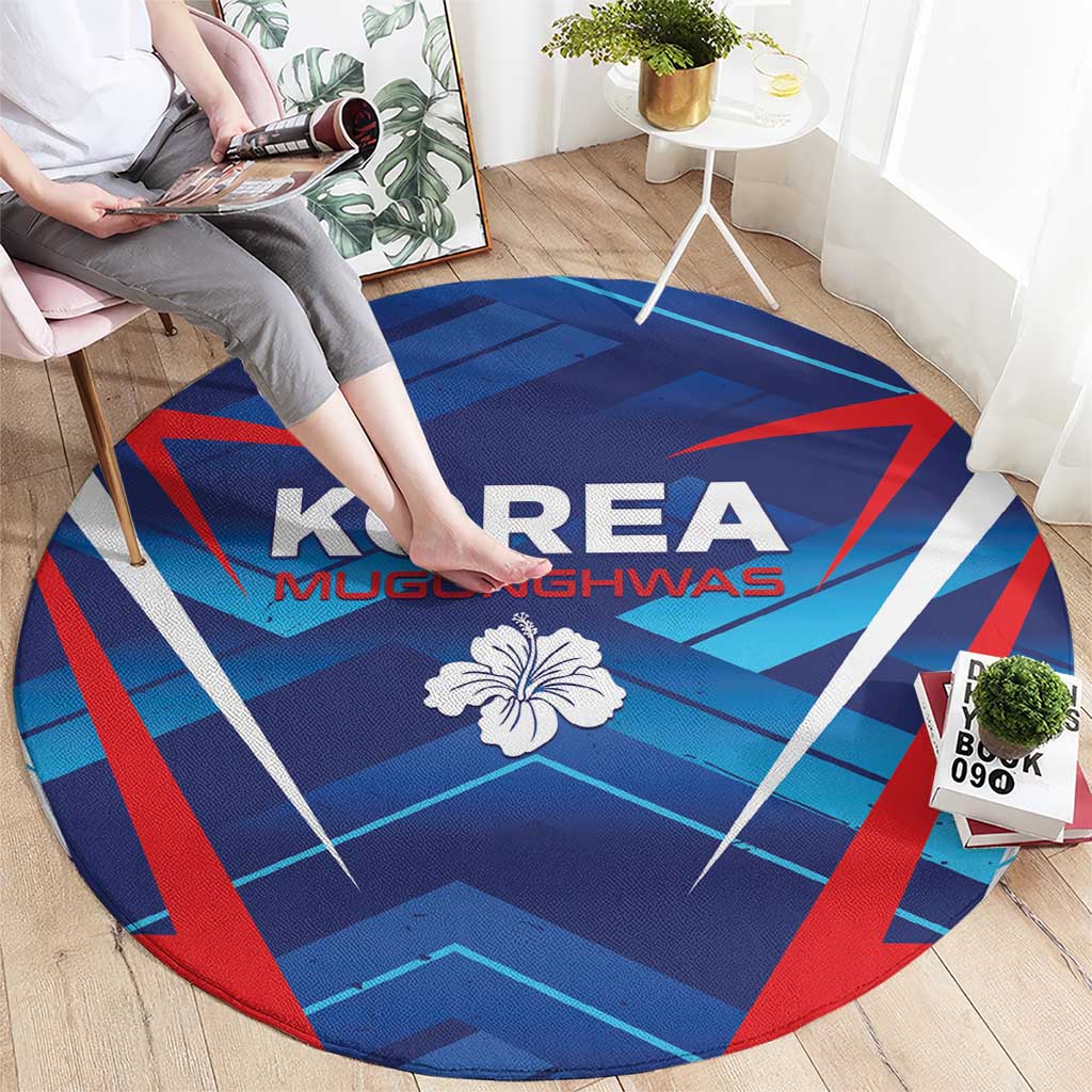 Korea Rugby Round Carpet Mugunghwas Go Champions