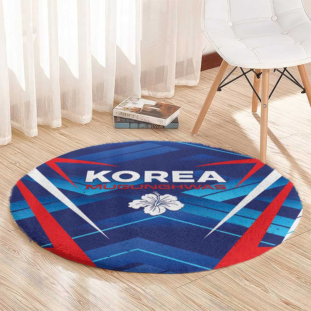 Korea Rugby Round Carpet Mugunghwas Go Champions