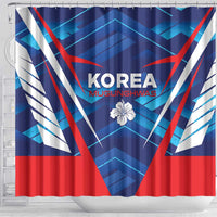 Korea Rugby Shower Curtain Mugunghwas Go Champions