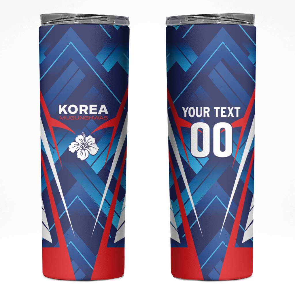 Custom Korea Rugby Skinny Tumbler Mugunghwas Go Champions