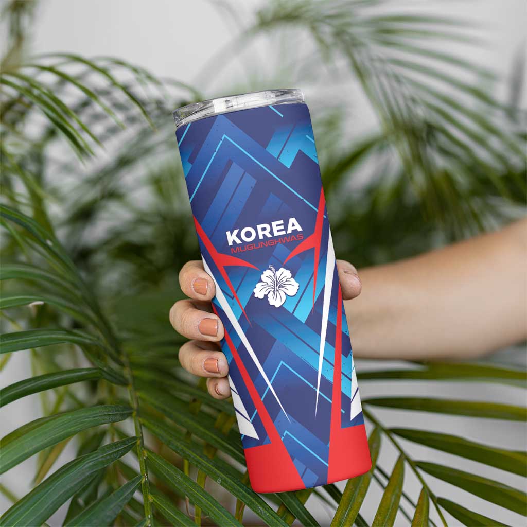 Custom Korea Rugby Skinny Tumbler Mugunghwas Go Champions