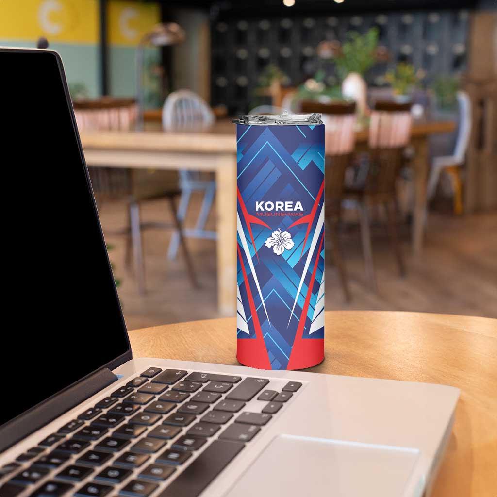 Custom Korea Rugby Skinny Tumbler Mugunghwas Go Champions