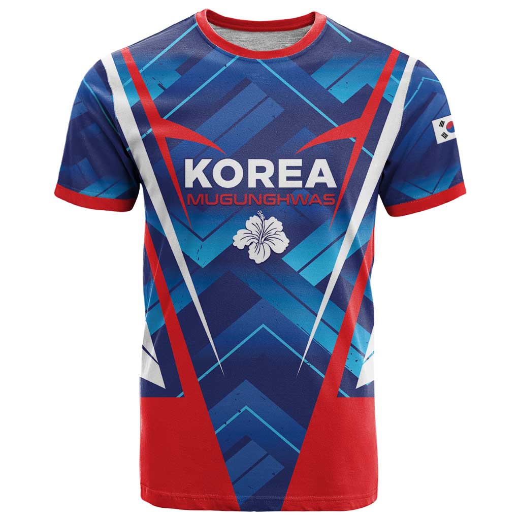 Custom Korea Rugby T Shirt Mugunghwas Go Champions