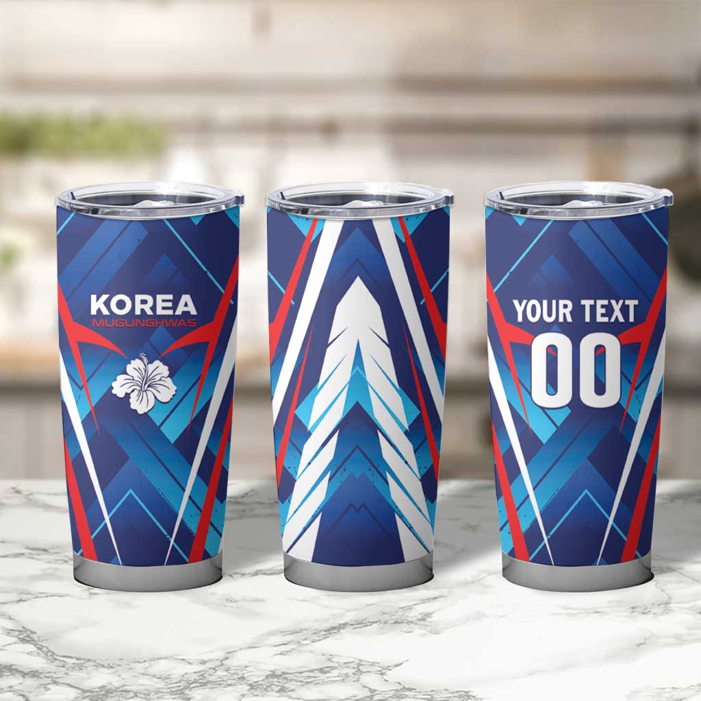 Custom Korea Rugby Tumbler Cup Mugunghwas Go Champions