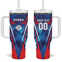 Custom Korea Rugby Tumbler With Handle Mugunghwas Go Champions