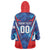 Custom Korea Rugby Wearable Blanket Hoodie Mugunghwas Go Champions