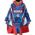 Custom Korea Rugby Wearable Blanket Hoodie Mugunghwas Go Champions