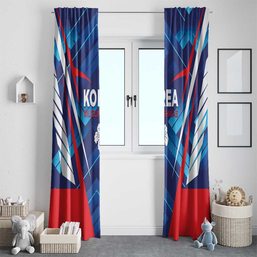 Korea Rugby Window Curtain Mugunghwas Go Champions