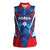 Custom Korea Rugby Women Sleeveless Polo Shirt Mugunghwas Go Champions
