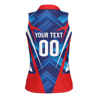 Custom Korea Rugby Women Sleeveless Polo Shirt Mugunghwas Go Champions